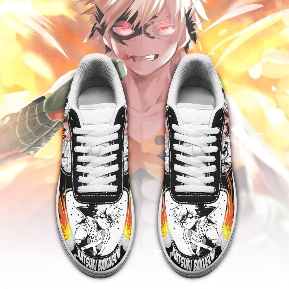 Katsuki Bakugo Sneakers Custom Anime My Hero Academia Shoes