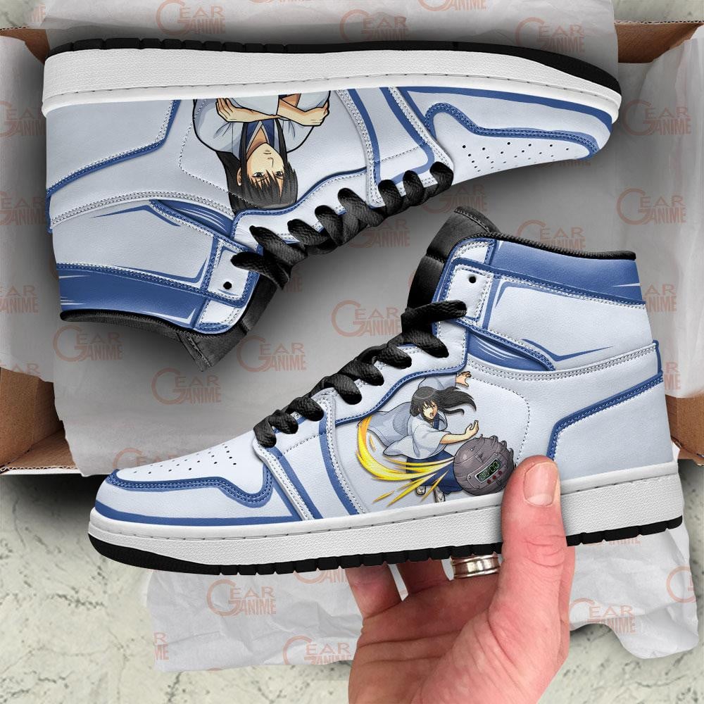 Katsura Kotaro JD1s Sneakers Gintama Anime Shoes, Air Jordan Hightop