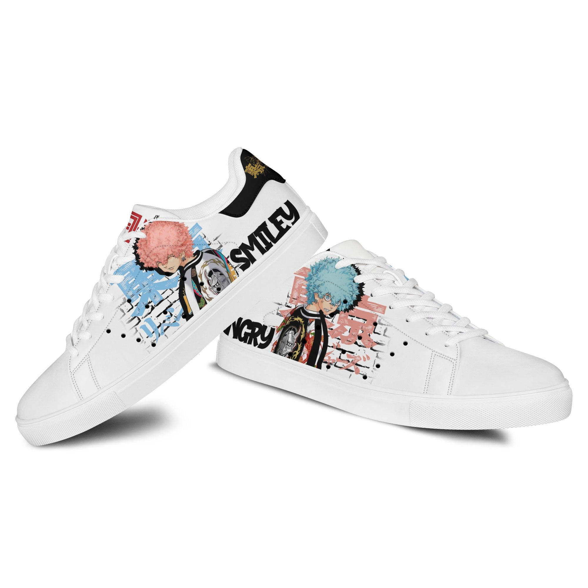 Kawata Twins Skate Sneakers Custom Anime Tokyo Revengers Shoes