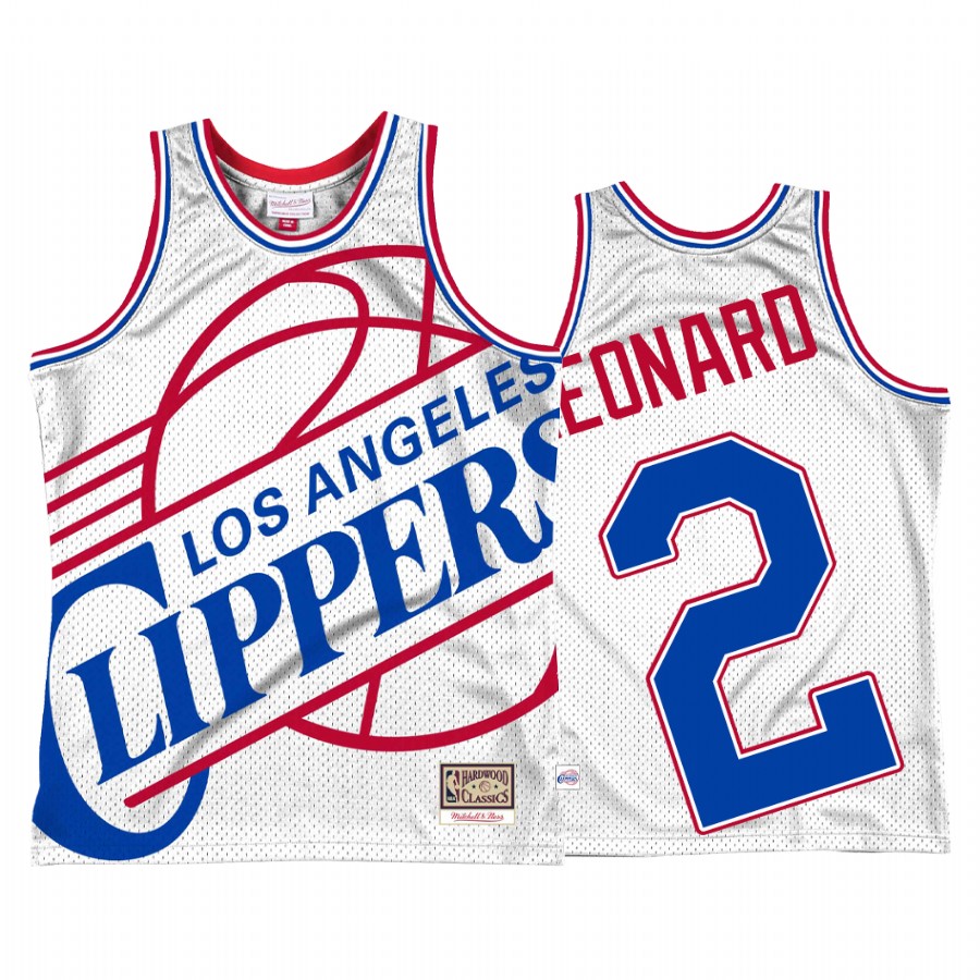 Kawhi Leonard #2 Los Angeles Clippers Blown Out Jersey White