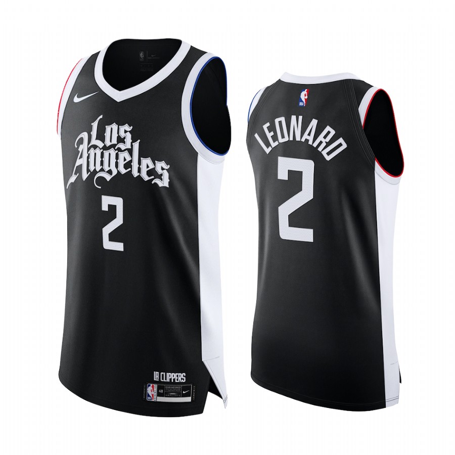 Kawhi Leonard LA Clippers Black City Edition 2020-21 Jersey
