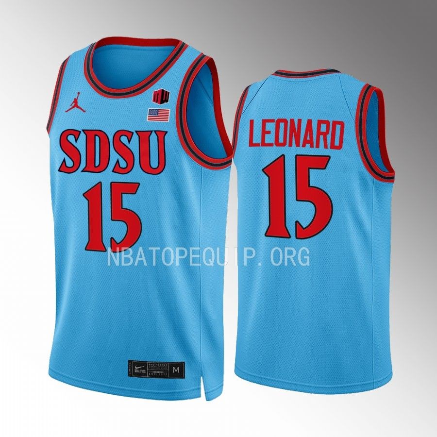 Kawhi Leonard San Diego State Aztecs Blue Jersey Alternate Alumni