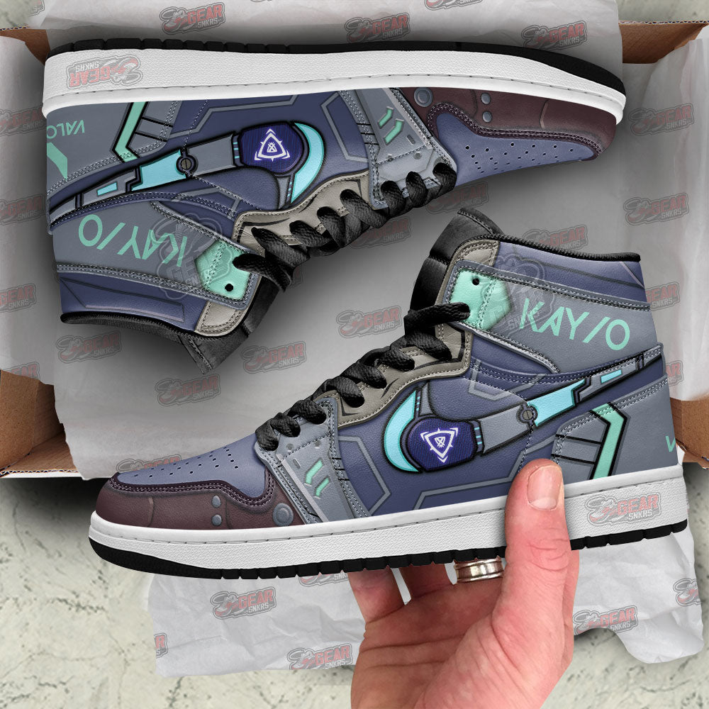 Kay O Valorant Agent JD Sneakers Shoes For Gamer, Air Jordan Hightop