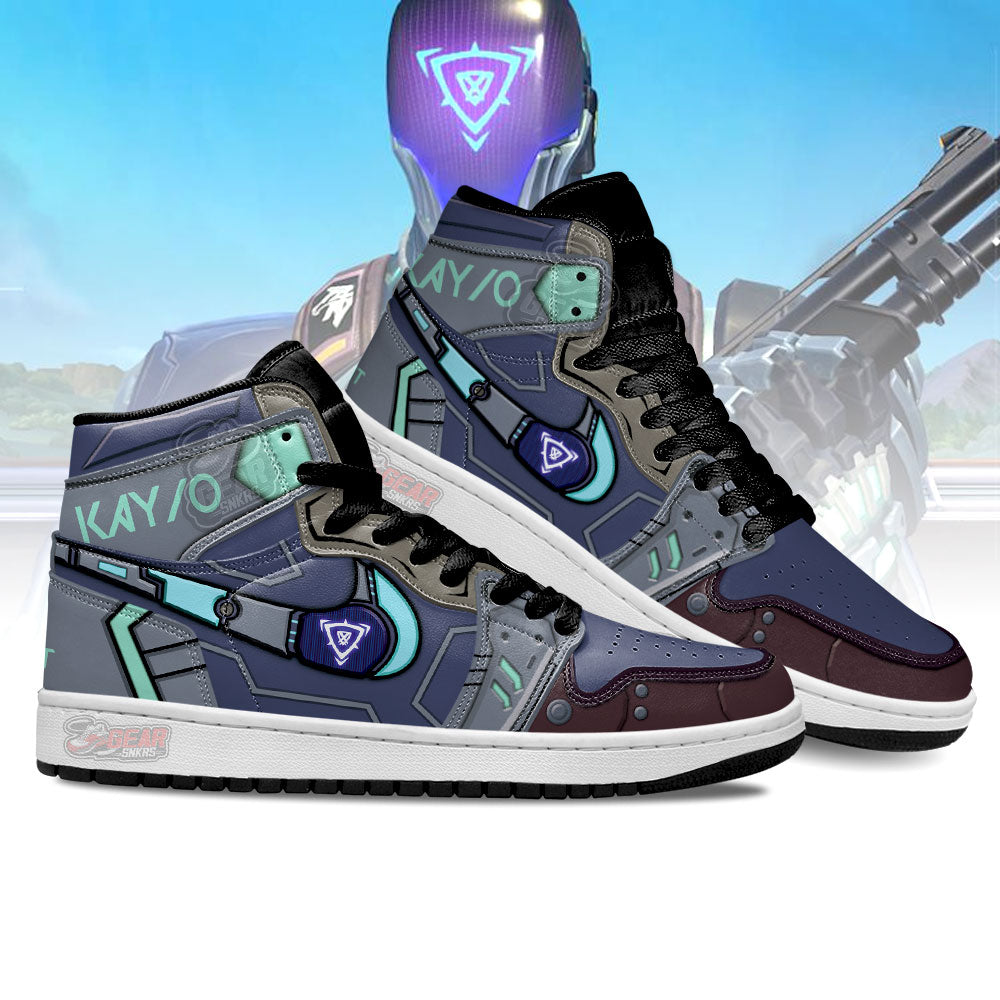 Kay O Valorant Agent JD Sneakers Shoes For Gamer, Air Jordan Hightop