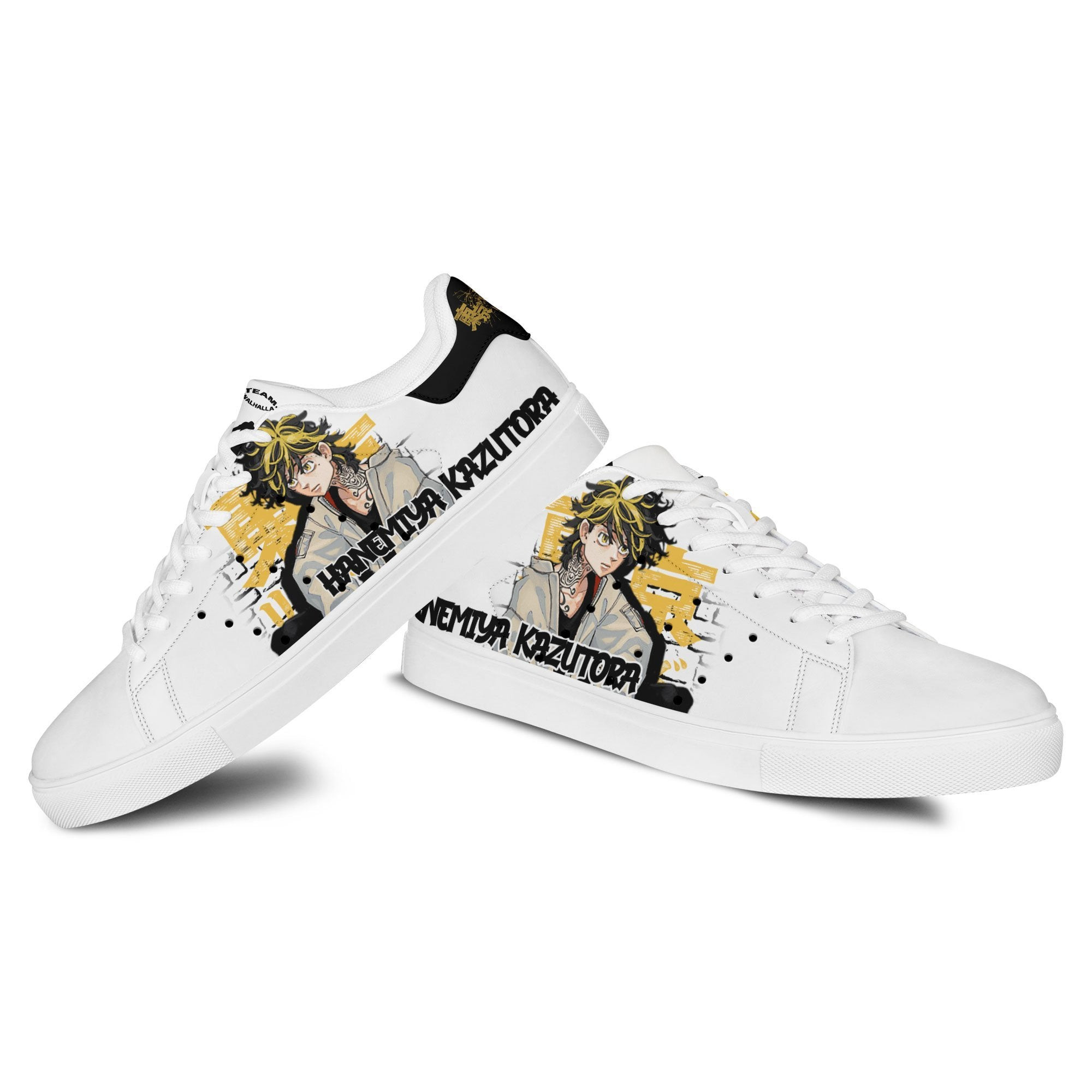 Kazutora Hanemiya Skate Sneakers Custom Anime Tokyo Revengers Shoes