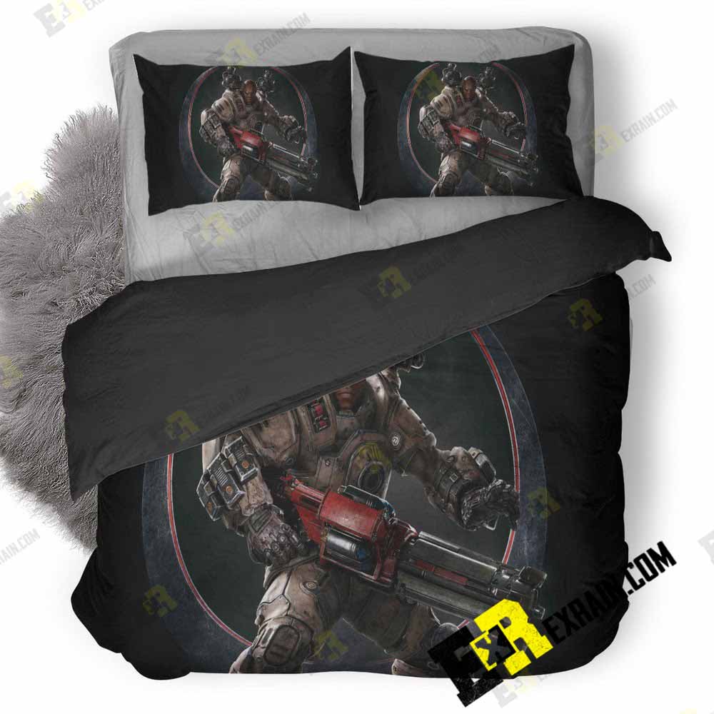 Keel Quake Champions Xq 3D Customized Duvet Cover Bedding Set