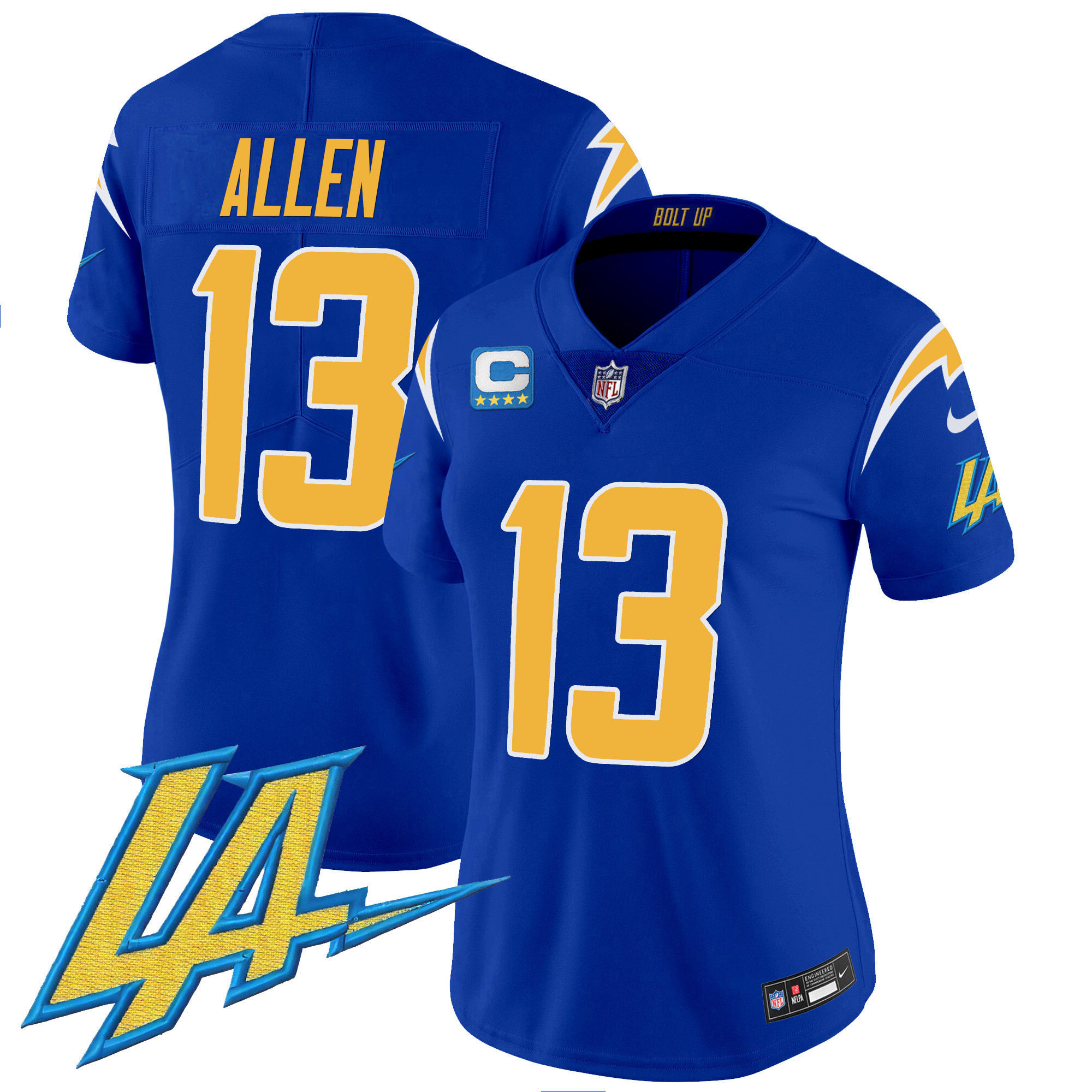 Keenan Allen Women's Los Angeles Chargers Vapor Limited V2 Royal Jersey - All Stitched
