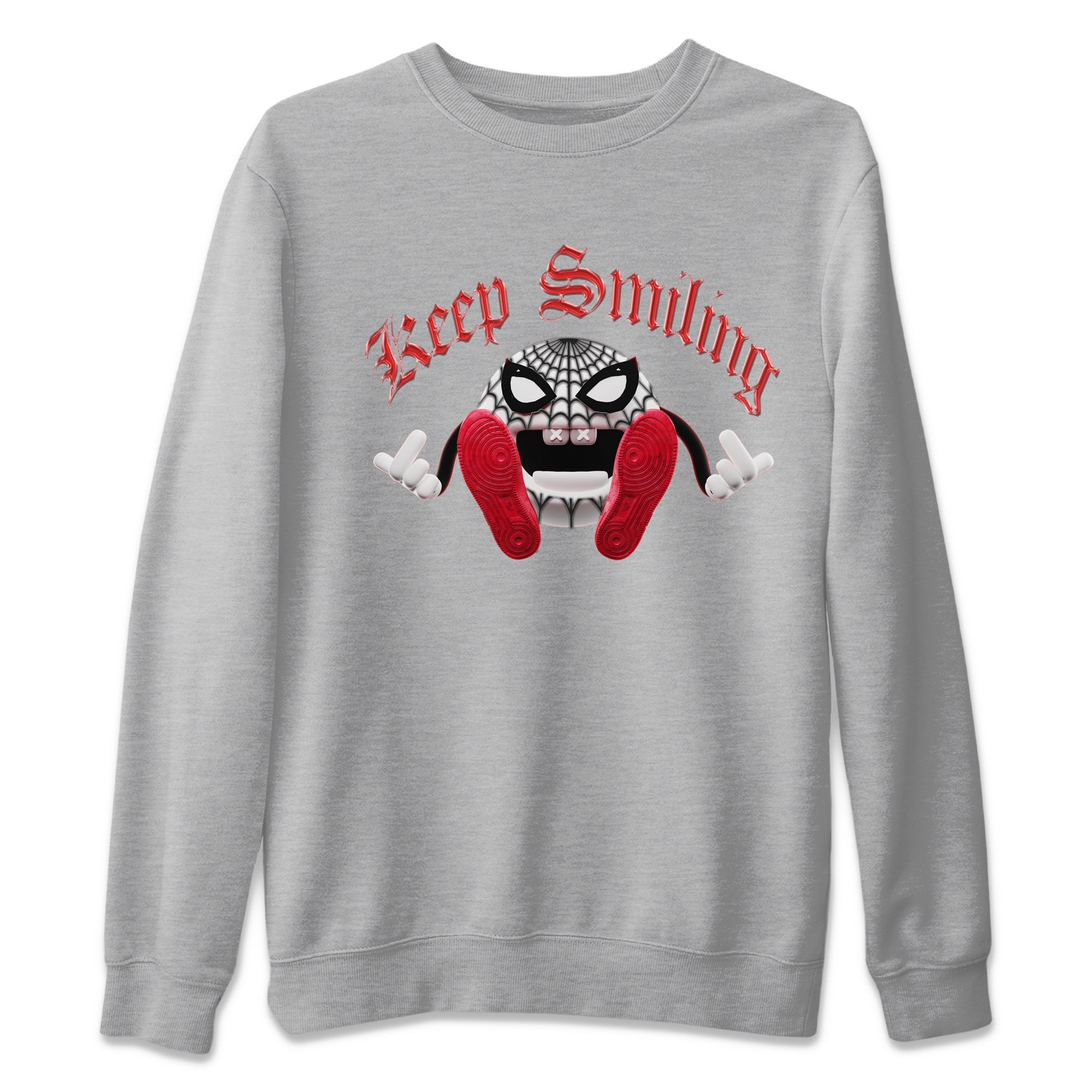Keep Smiling Unisex Sweater – Air Jordan 1 Spider Man, Sneakers Matching Sweater