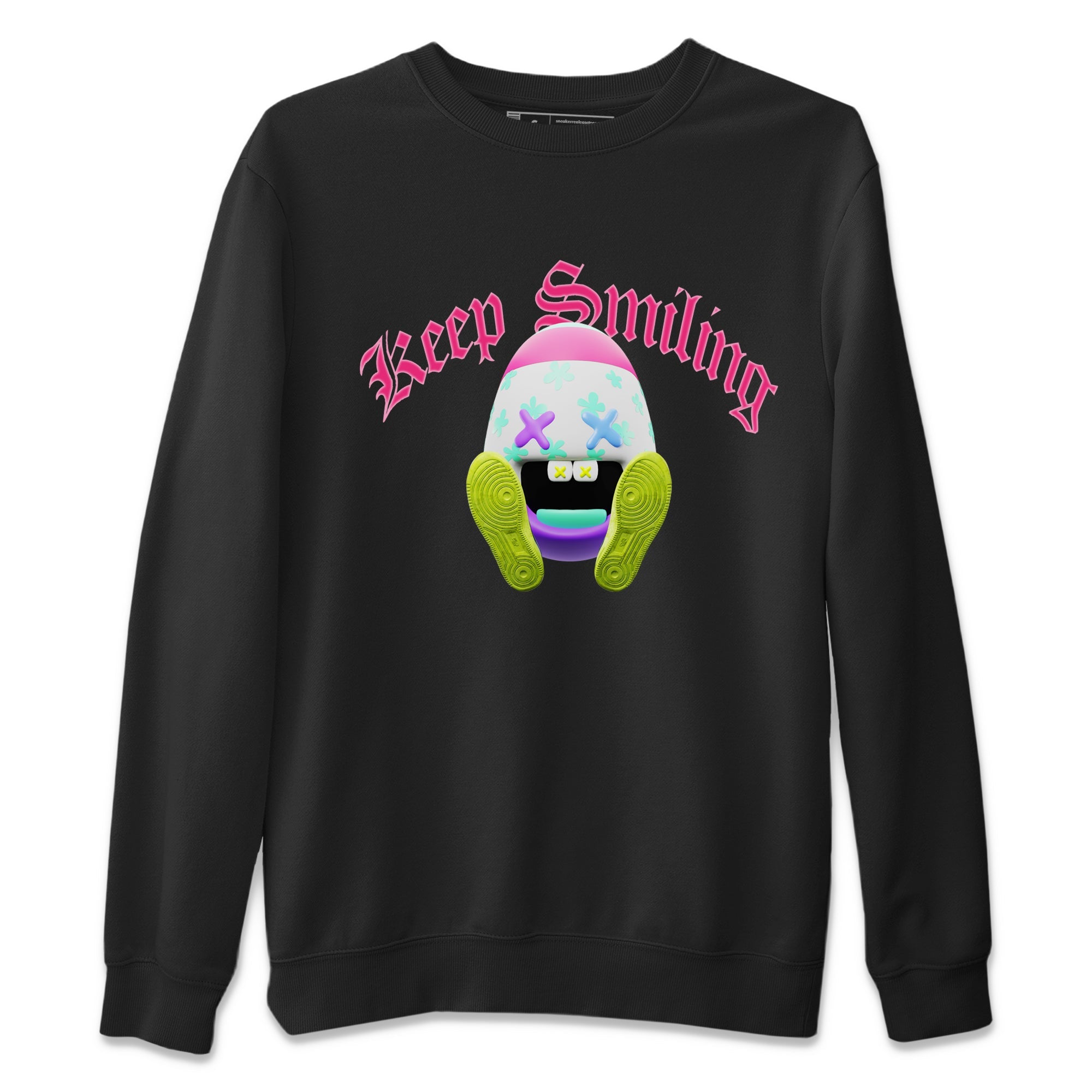 Keep Smiling Unisex Sweater – Dunk Easter Candy, Sneakers Matching Sweater