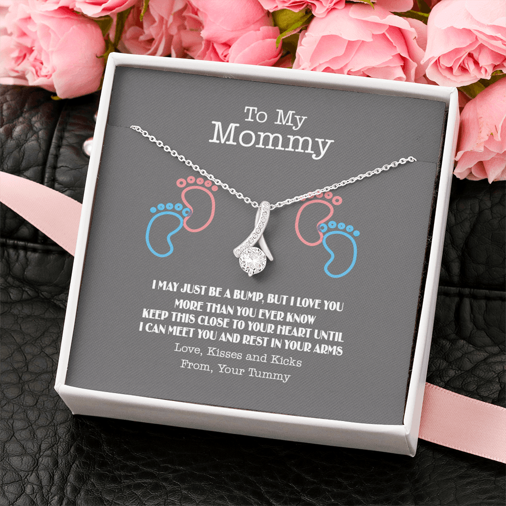 Keep This Close To Your Heart Alluring Beauty Necklace Baby Bump Birthday Gift For Mom