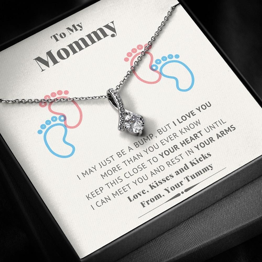 Keep This Close To Your Heart Alluring Beauty Necklace For Mom To Be