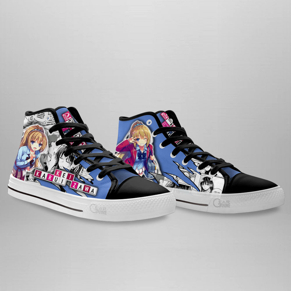 Kei Karuizawa High Top Shoes Classroom of the Elite Anime Sneakers Perfect Shoes