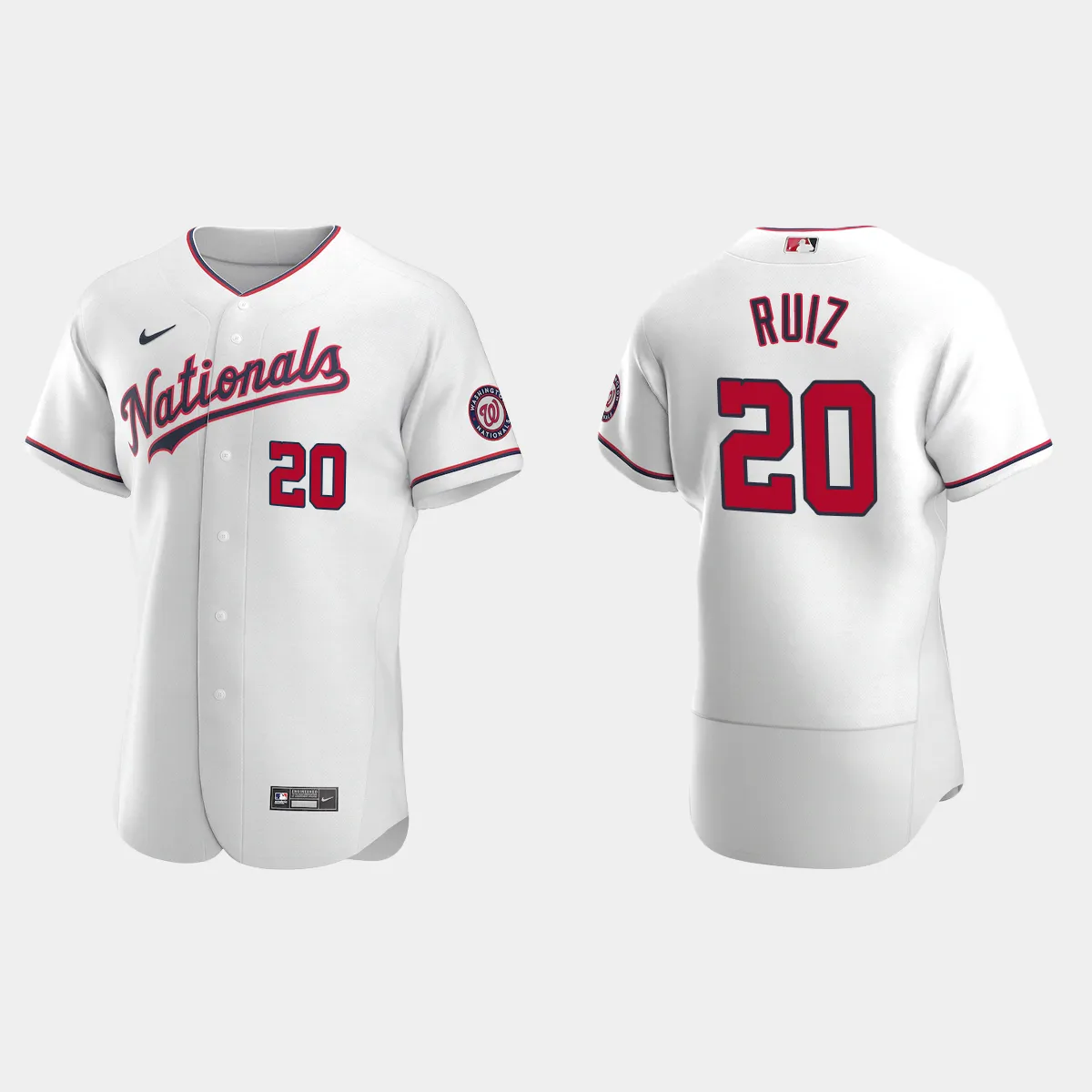 Keibert Ruiz Washington Nationals Alternate Jersey - White