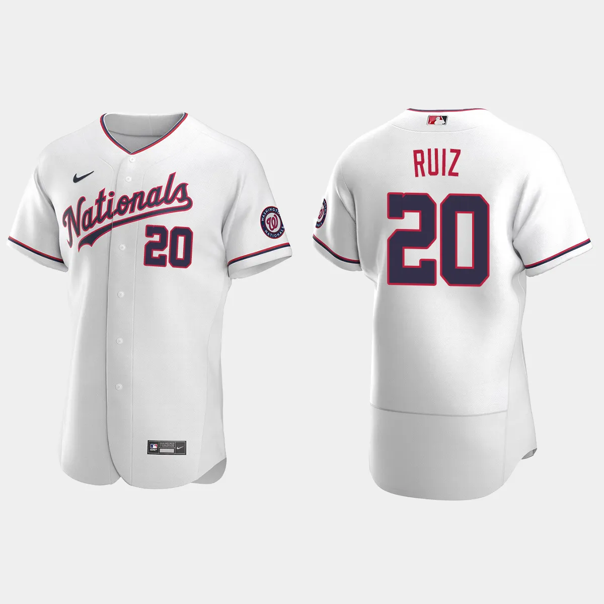 Keibert Ruiz Washington Nationals Jersey - White