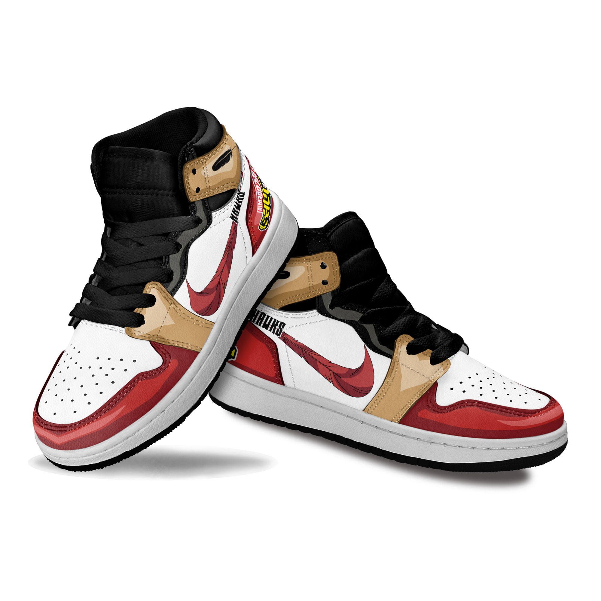 Keigo Takami Hawks Kids Sneakers Custom My Hero Academia Anime Shoes For Kids
