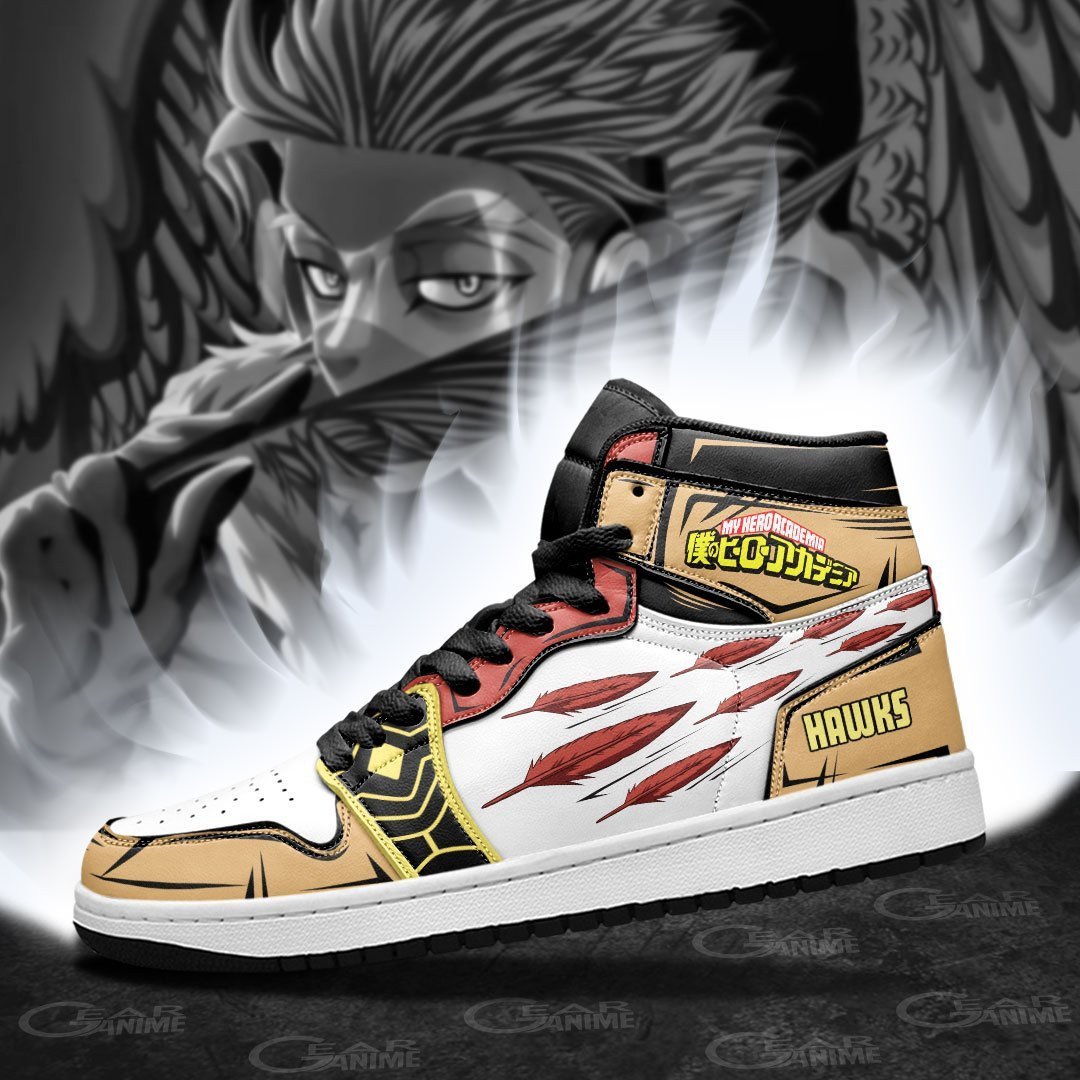 Keigo Takami JD1s Sneakers Hawks Hero My Hero Academia Anime Shoes, Air Jordan Hightop