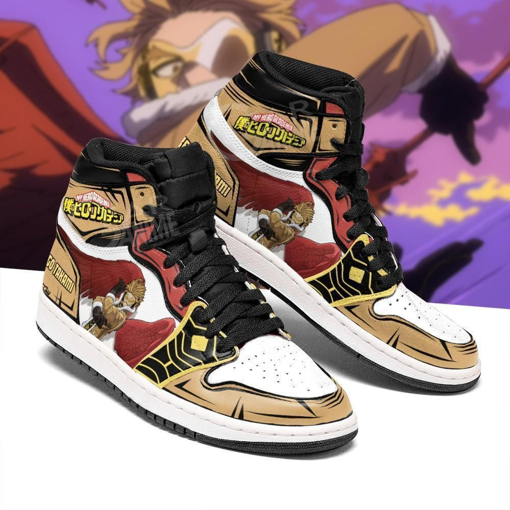 Keigo Takami My Hero Academia anime 2 High Top Air Jordan Sneaker, Air Jordan Hightop