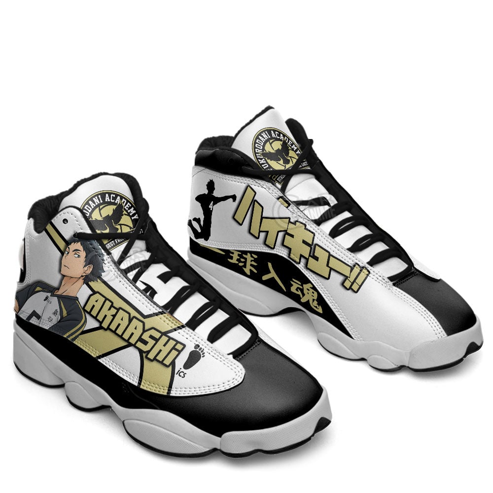 Keiji Akaashi and Kotaro Bokuto JD13 Sneakers Haikyuu Custom Anime Shoes