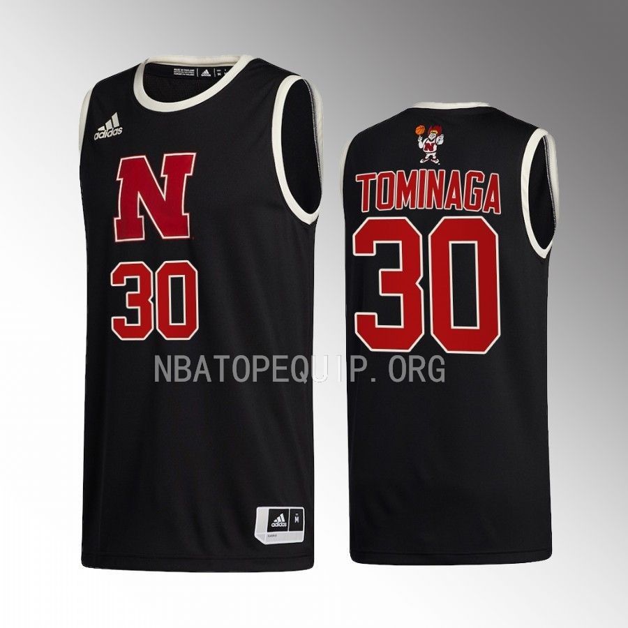 Keisei Tominaga Nebraska Cornhuskers College Men's Black Swingman Jersey