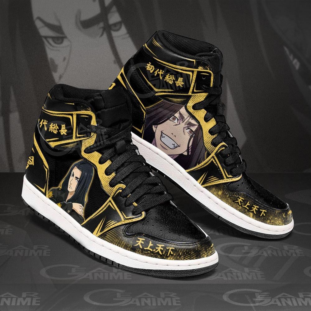 Keisuke Baji JD1s Sneakers Anime Tokyo Revengers Shoes, Air Jordan Hightop