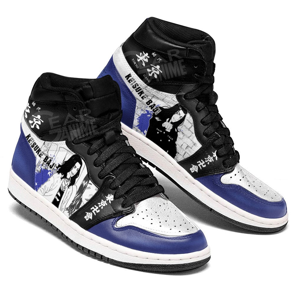 Keisuke Baji JD1s Sneakers Tokyo Revengers Manga Anime Shoes, Air Jordan Hightop