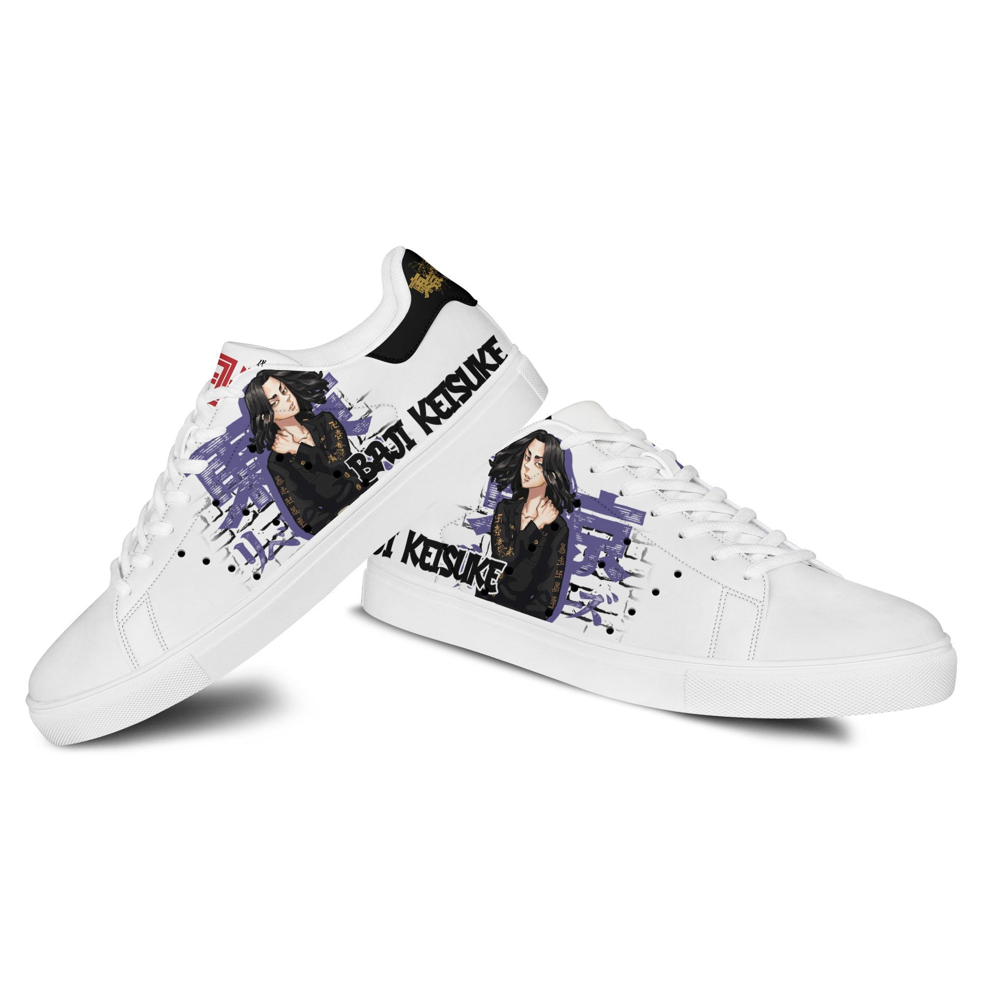 Keisuke Baji Skate Sneakers Custom Anime Tokyo Revengers Shoes