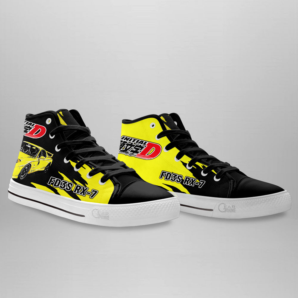 Keisuke Takahashi High Top Shoes Initial D Custom Anime Sneakers