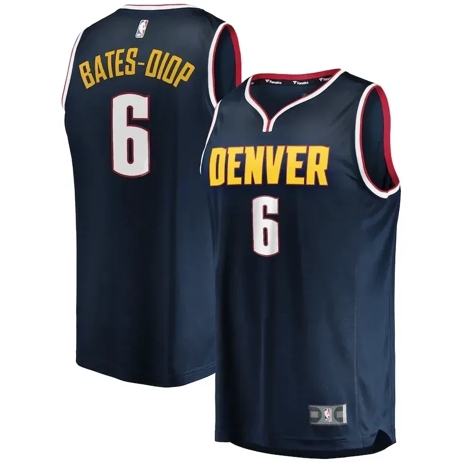 Keita Bates-diop Denver Nuggets Fast Break Player Jersey – Icon Edition – Navy