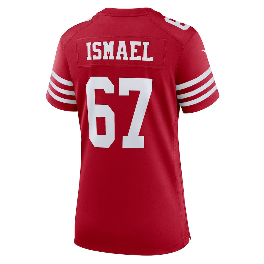 Keith Ismael 67 San Francisco 49ers Women’s Home Game Player Stitched Jersey – Scarlet Keith Ismael 67 San Francisco 49ers Women’s Home Game Player Stitched Jersey – Scarlet