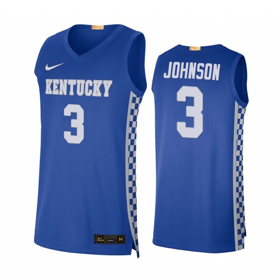 Keldon Johnson Kentucky Wildcats Blue Jersey College Away