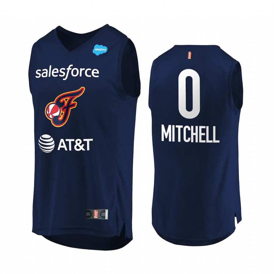 Kelsey Mitchell WNBA Navy Jersey