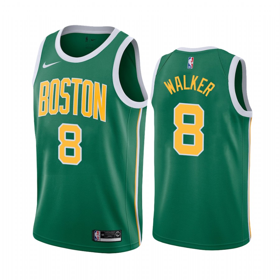 Kemba Walker Boston Celtics #8 2019-20 Earned Men's Jersey - Green