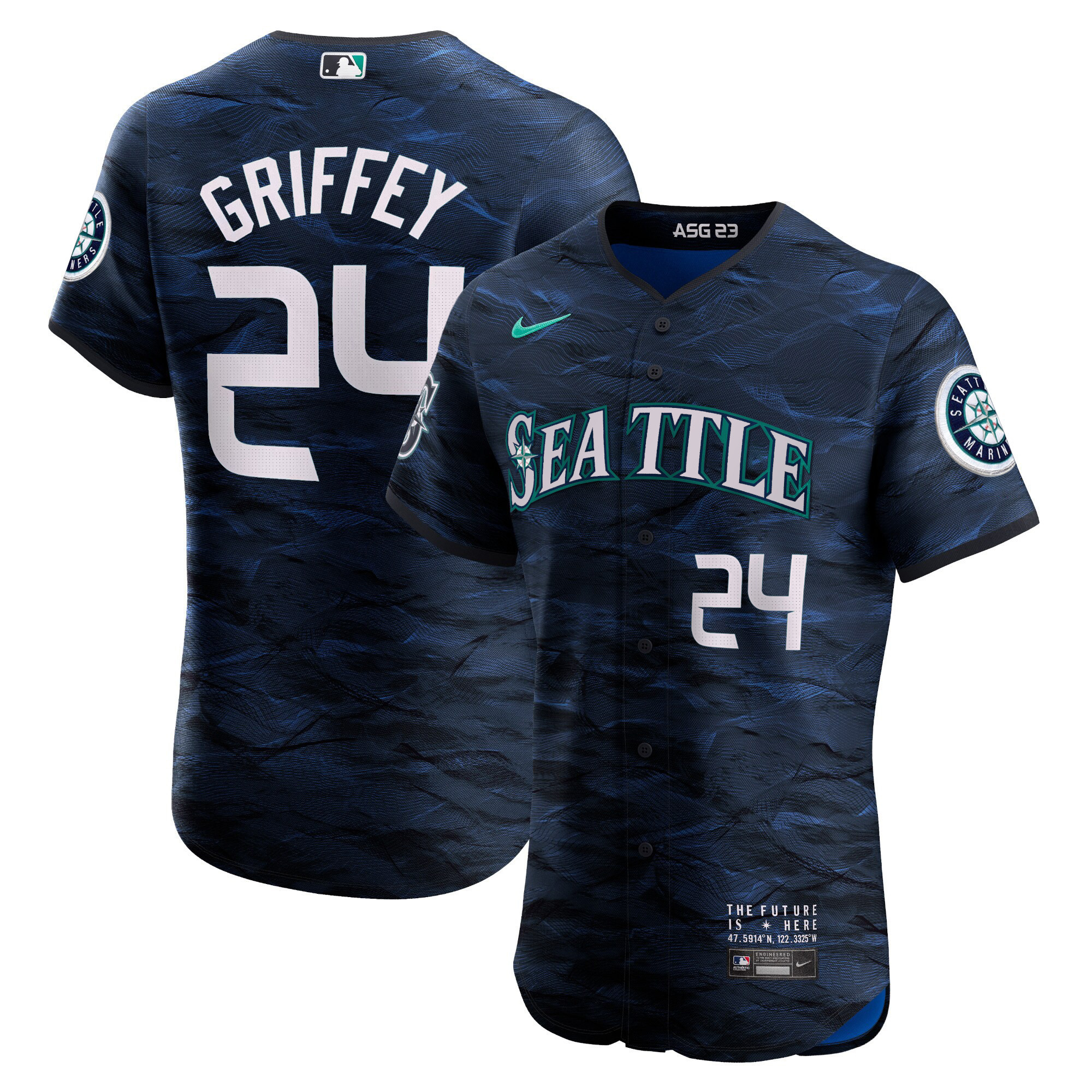 Ken Griffey Jr. Men's Seattle Mariners 2023 All-Star Game Royal Jersey - All Stitched