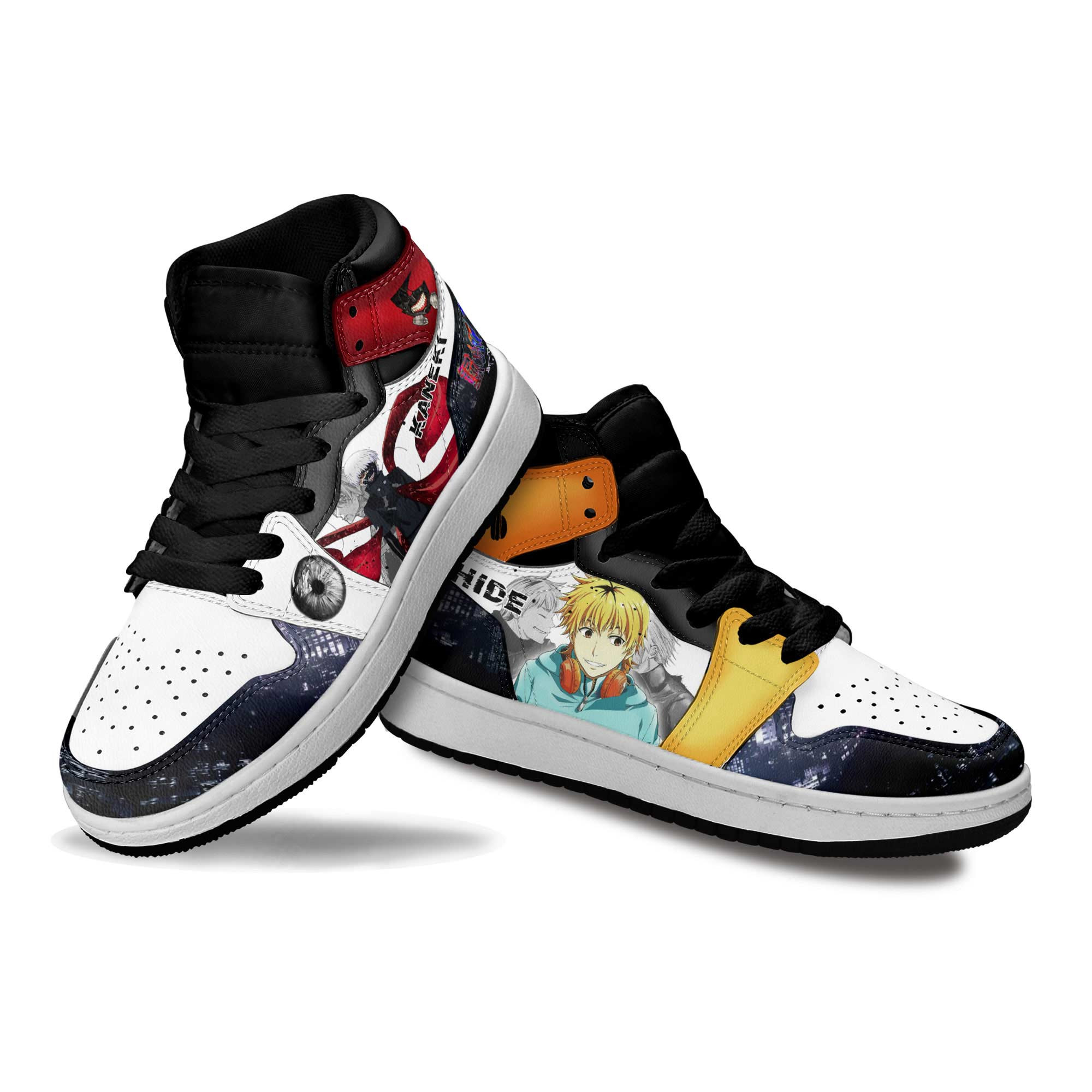 Ken Kaneki and Hideyoshi Nagachika Kids Sneakers Tokyo Ghoul Anime Shoes For Kids
