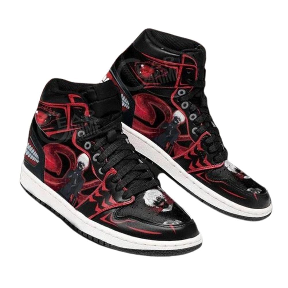 Ken Kaneki JD1s Sneakers Kagune Tokyo Ghoul Anime Shoes, Air Jordan Hightop