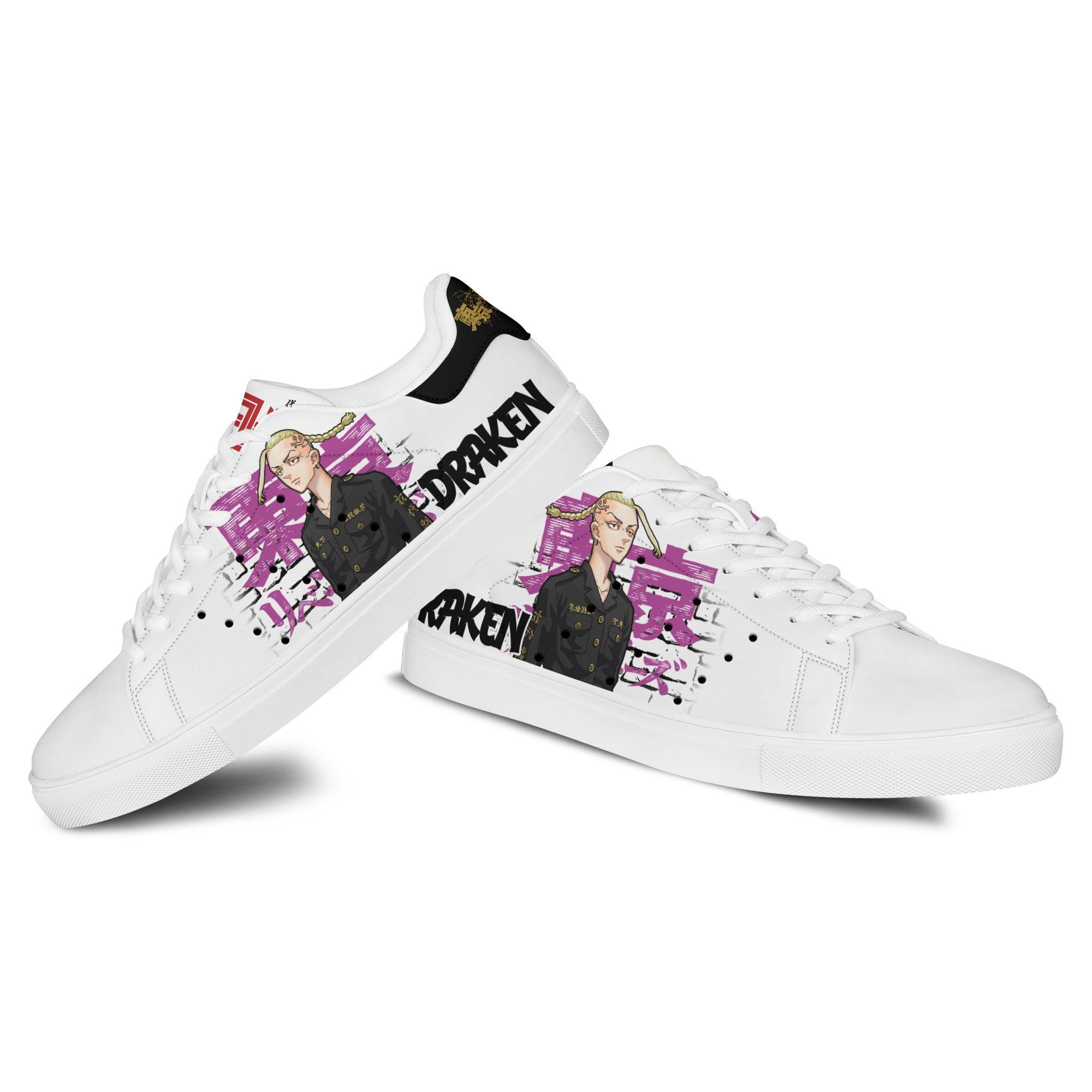 Ken Ryuguji Draken Skate Sneakers Custom Anime Tokyo Revengers Shoes