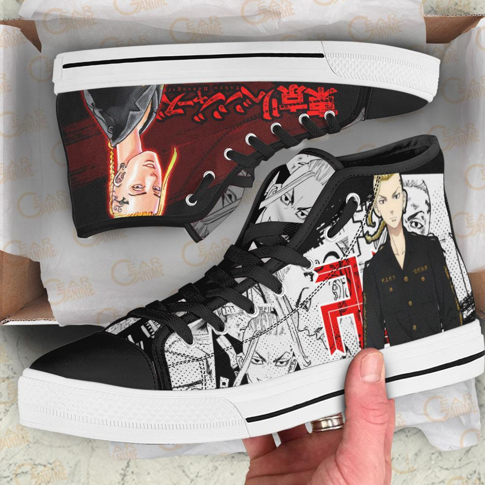 Ken Ryuguji High Top Shoes Custom Manga Anime Tokyo Revengers Sneakers