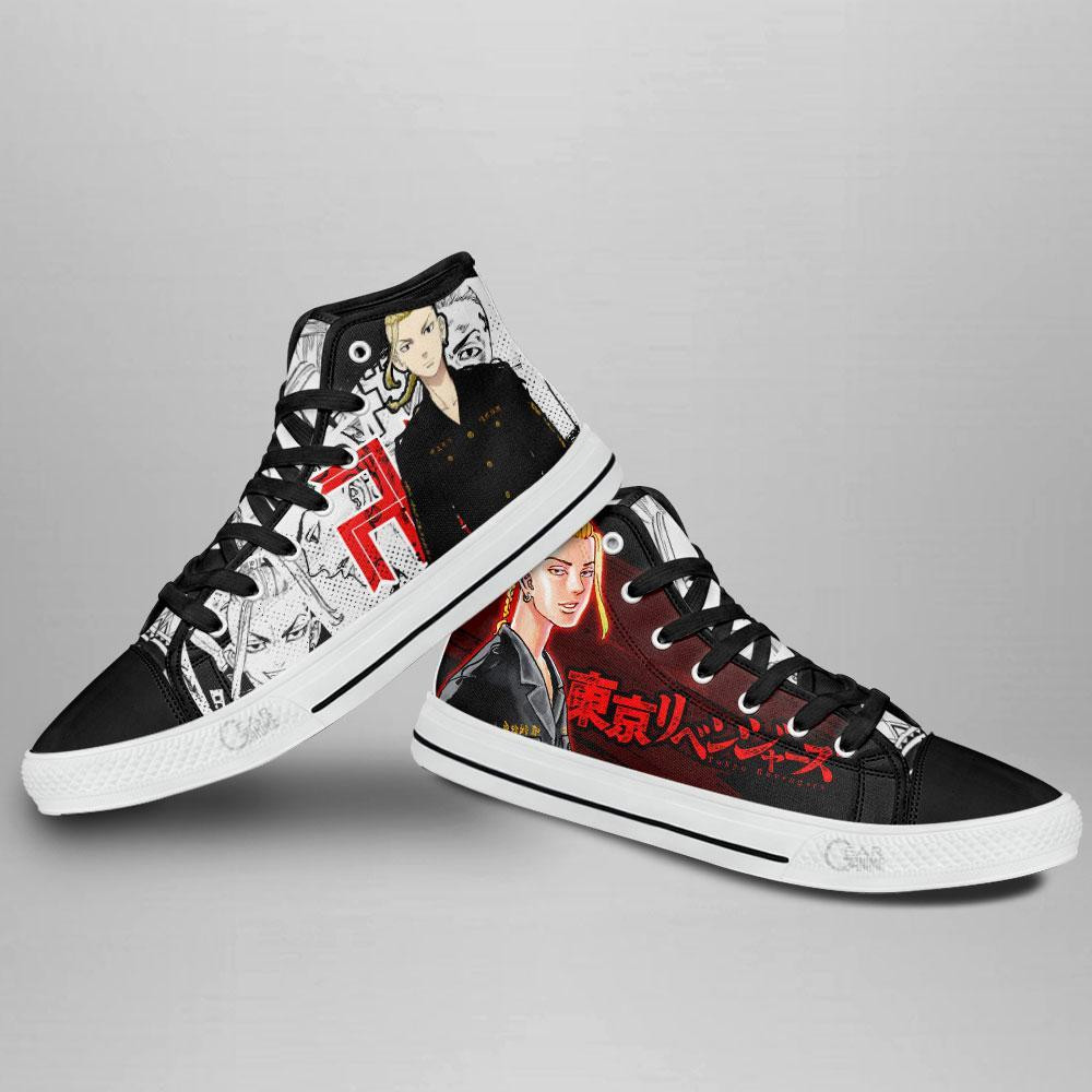 Ken Ryuguji High Top Shoes Custom Manga Anime Tokyo Revengers Sneakers