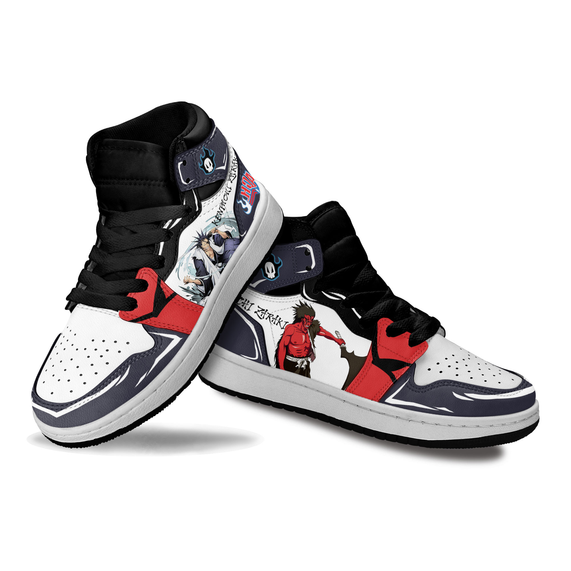 Kenpachi Zaraki Kids Sneakers Custom Anime Bleach Shoes For Kids