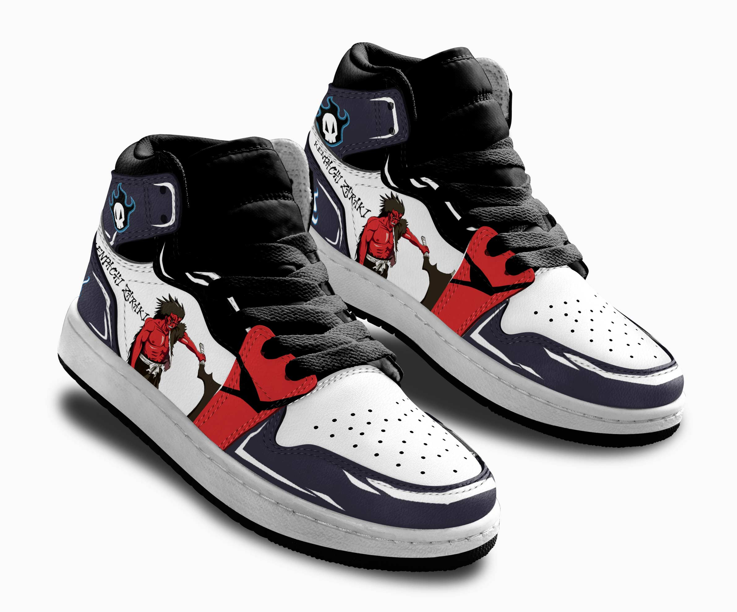 Kenpachi Zaraki Kids Sneakers Custom Anime Bleach Shoes For Kids