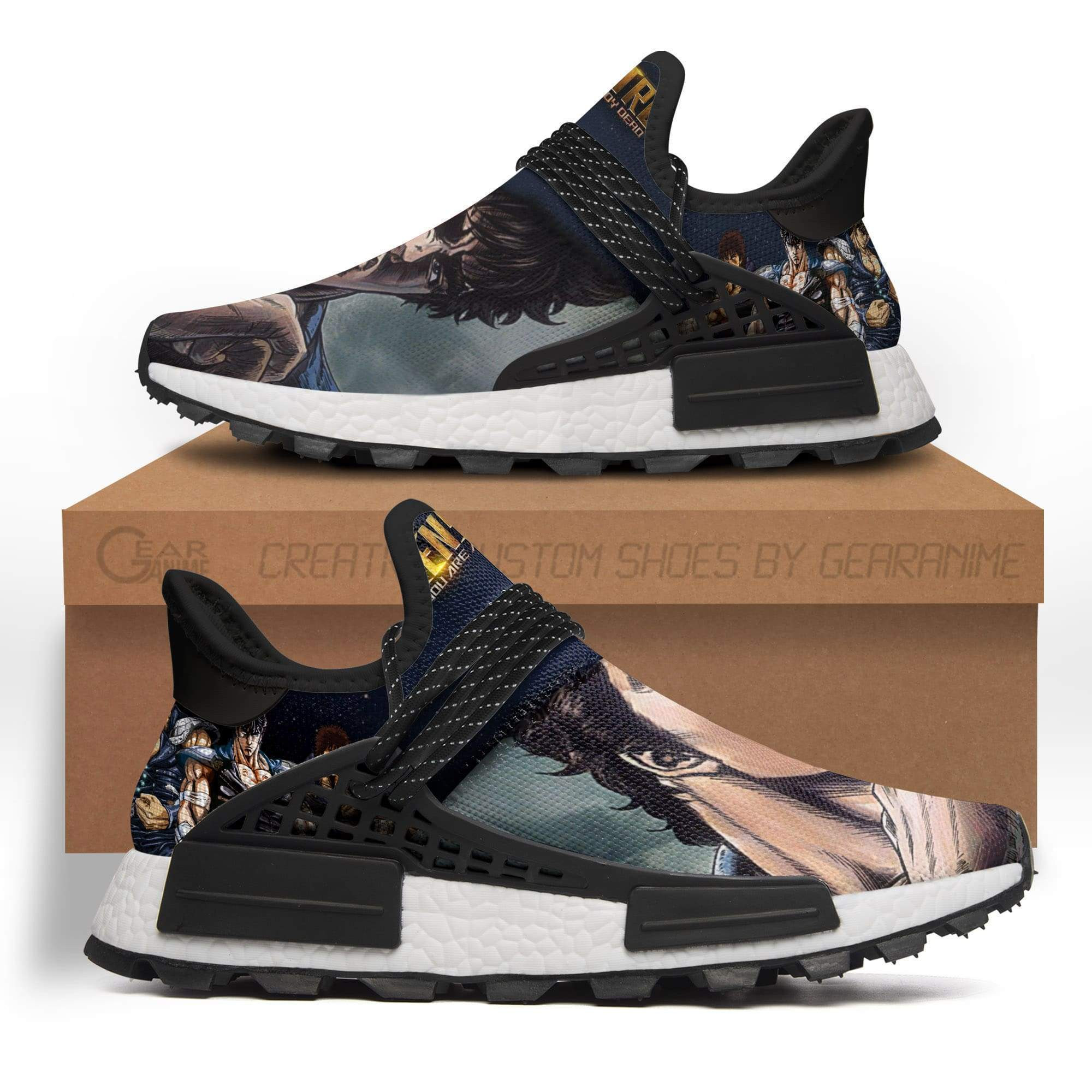 Kenshiro Shoes Sporty Fist of the North Star Anime Sneakers, NMD Shoes