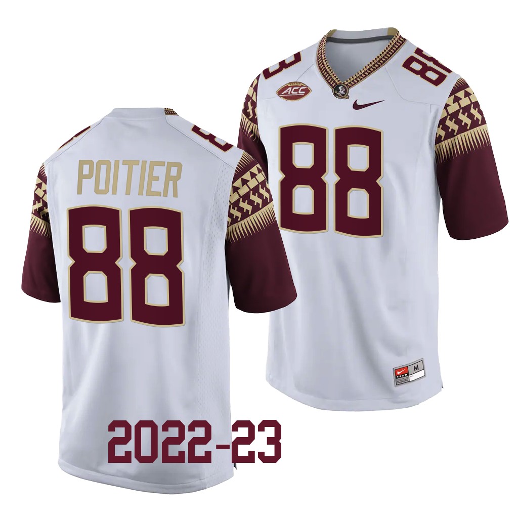 Kentron Poitier Florida State Seminoles College White Men 88 Jersey 2022-23