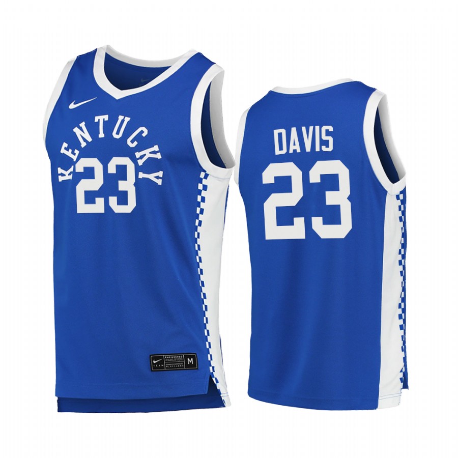 Kentucky Wildcats Anthony Davis Blue College 2020-21 Jersey
