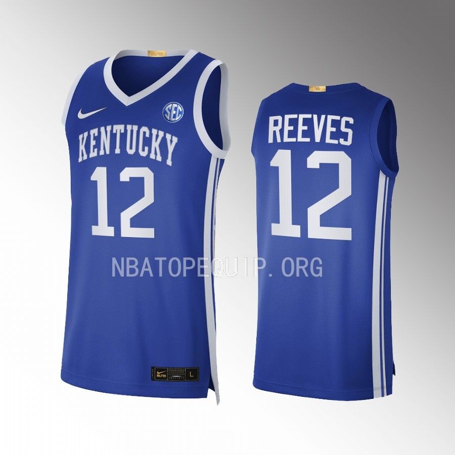 Kentucky Wildcats Antonio Reeves Jersey 2022-23 Limited Royal Uniform