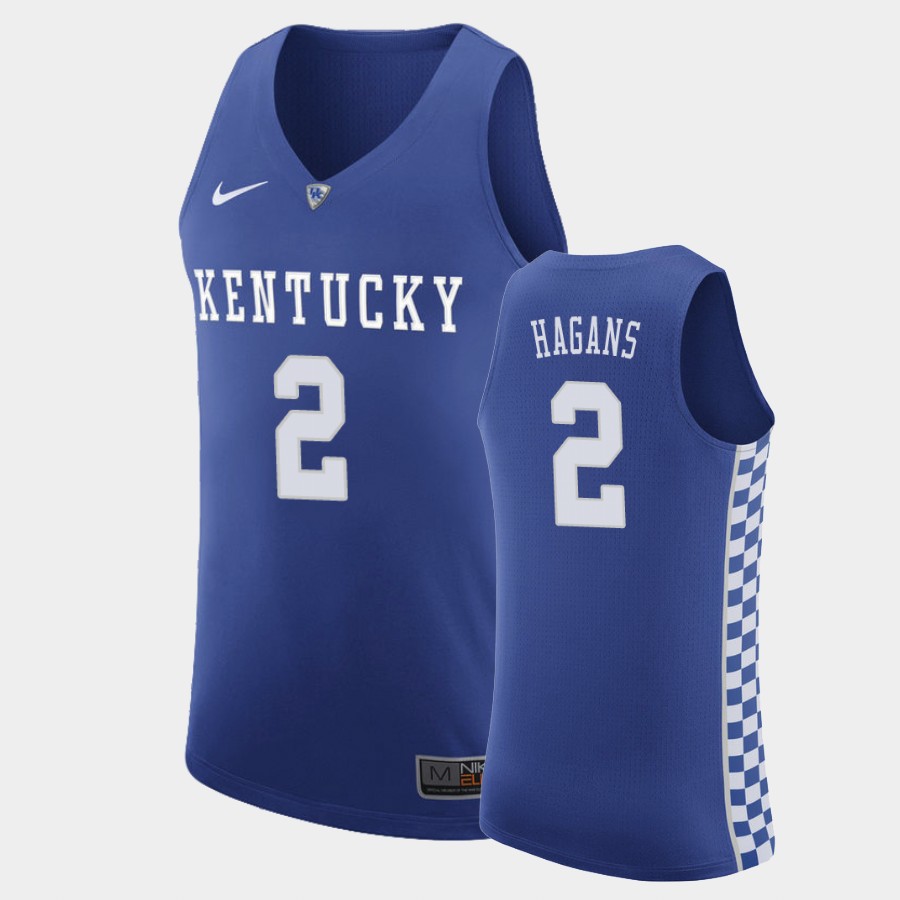 Kentucky Wildcats Ashton Hagans Royal Home College Jersey