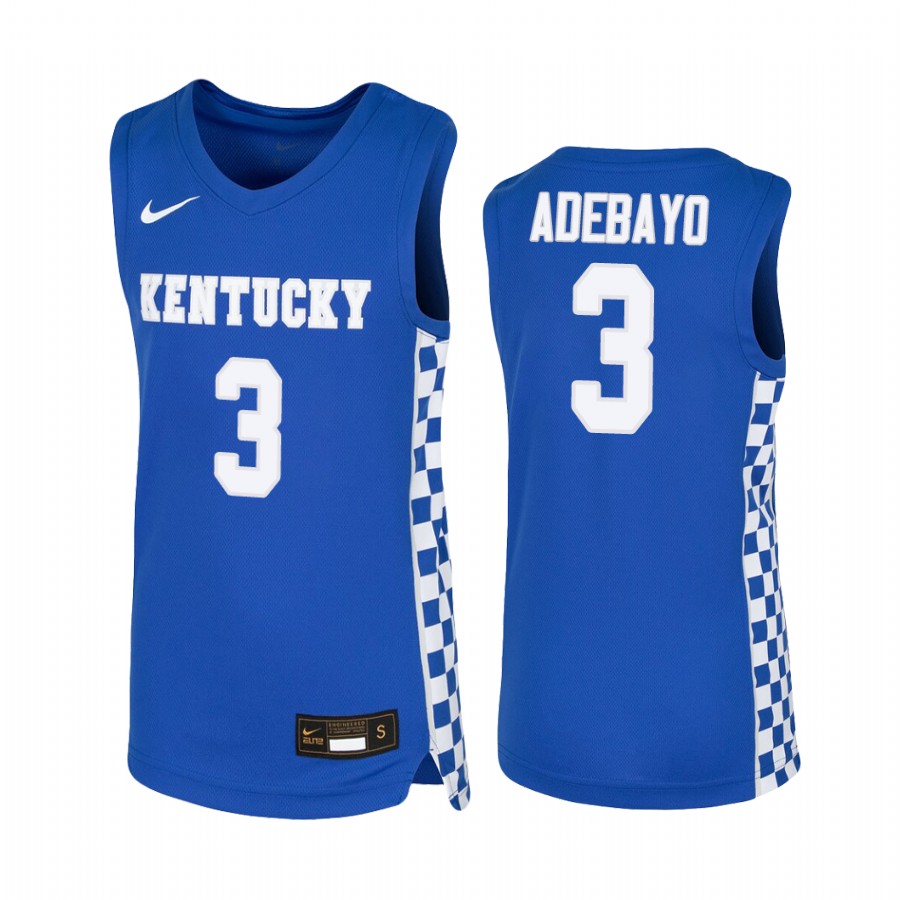 Kentucky Wildcats Bam Adebayo Blue College Jersey