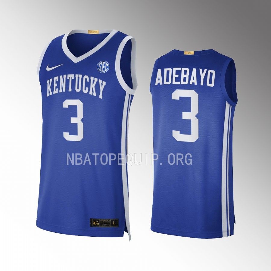 Kentucky Wildcats Bam Adebayo Jersey Limited Royal NBA Alumni Uniform