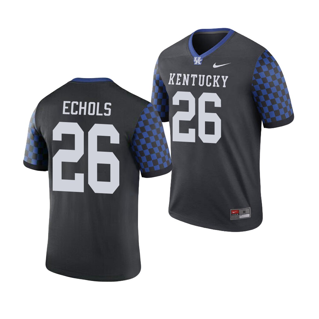Kentucky Wildcats Brandin Echols Black Legend Performance Jersey Kentucky Wildcats