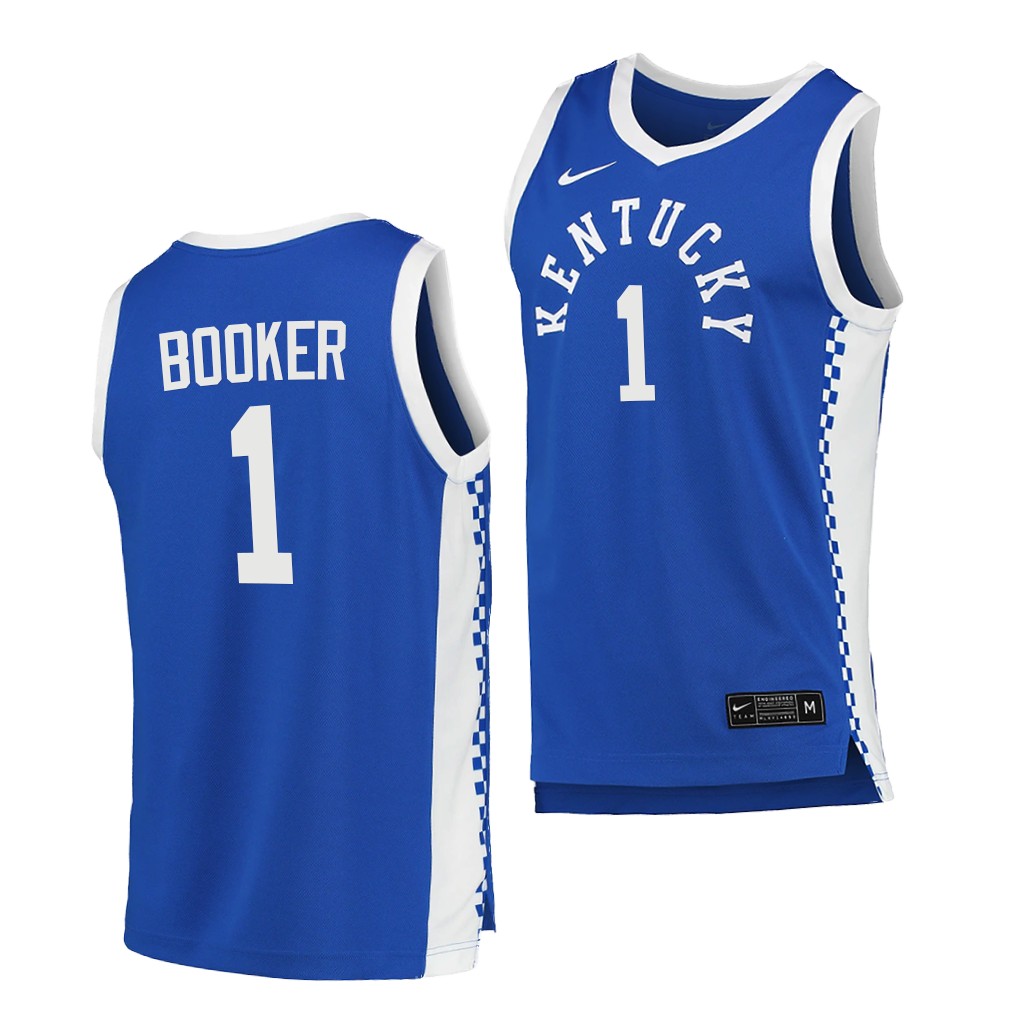 Kentucky Wildcats Devin Booker Blue 2020-21 College Jersey