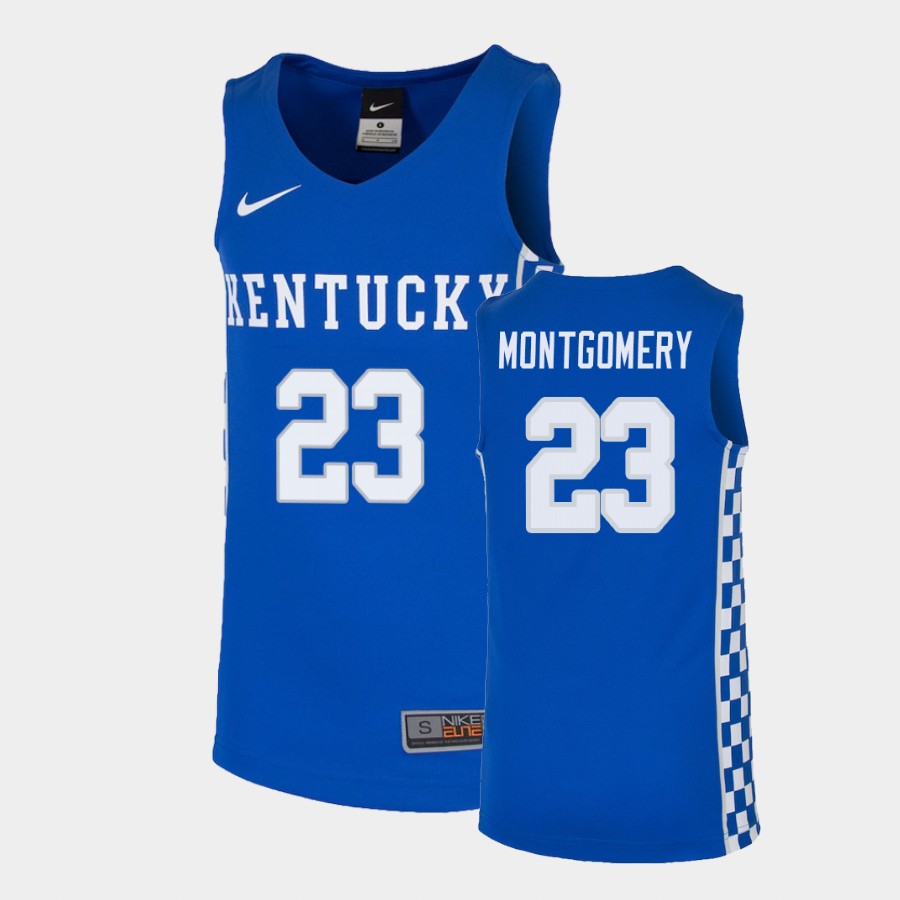 Kentucky Wildcats EJ Montgomery Royal College Jersey